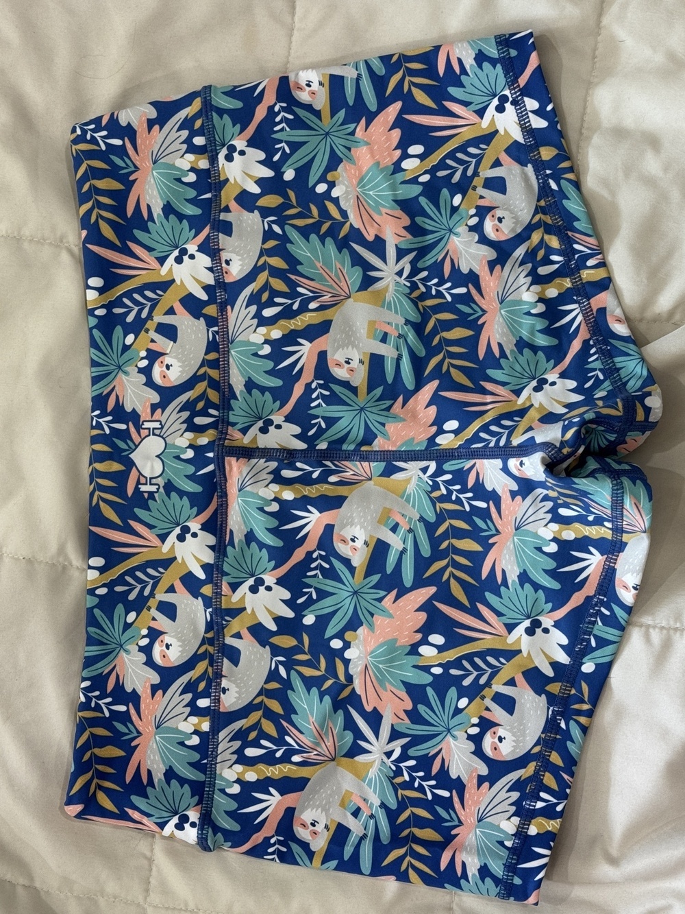 WodBottom Sloth Tropical Navy Blue XL